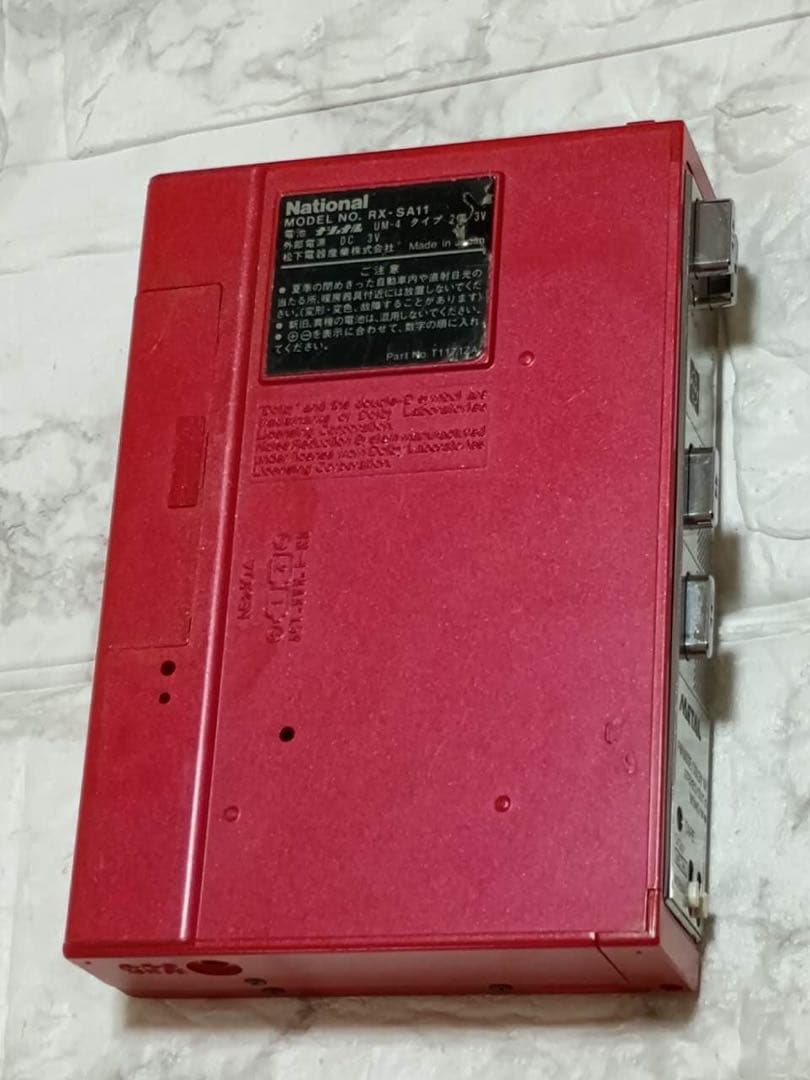 National RX-SA11 カセットプレーヤージャンク品