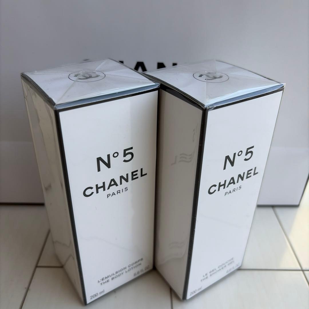 CHANEL N°5 ボディローション＆シャワージェル 200ml 2点セット