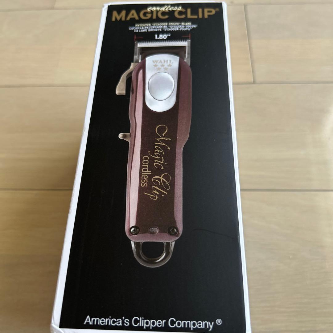 未使用品WAHL Magic Clip コードレスバリカン　レッド