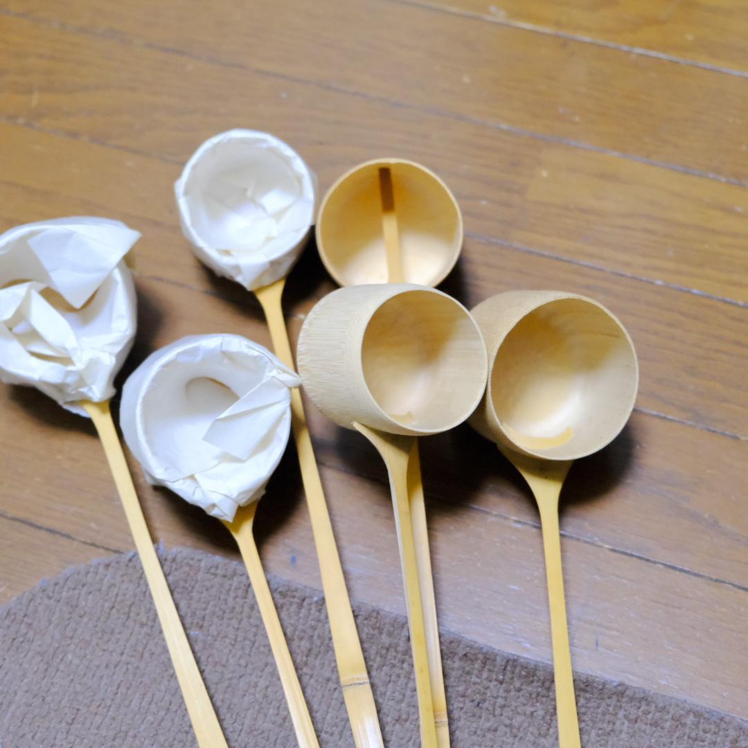 竹製 茶道具 柄杓 ６本セット
