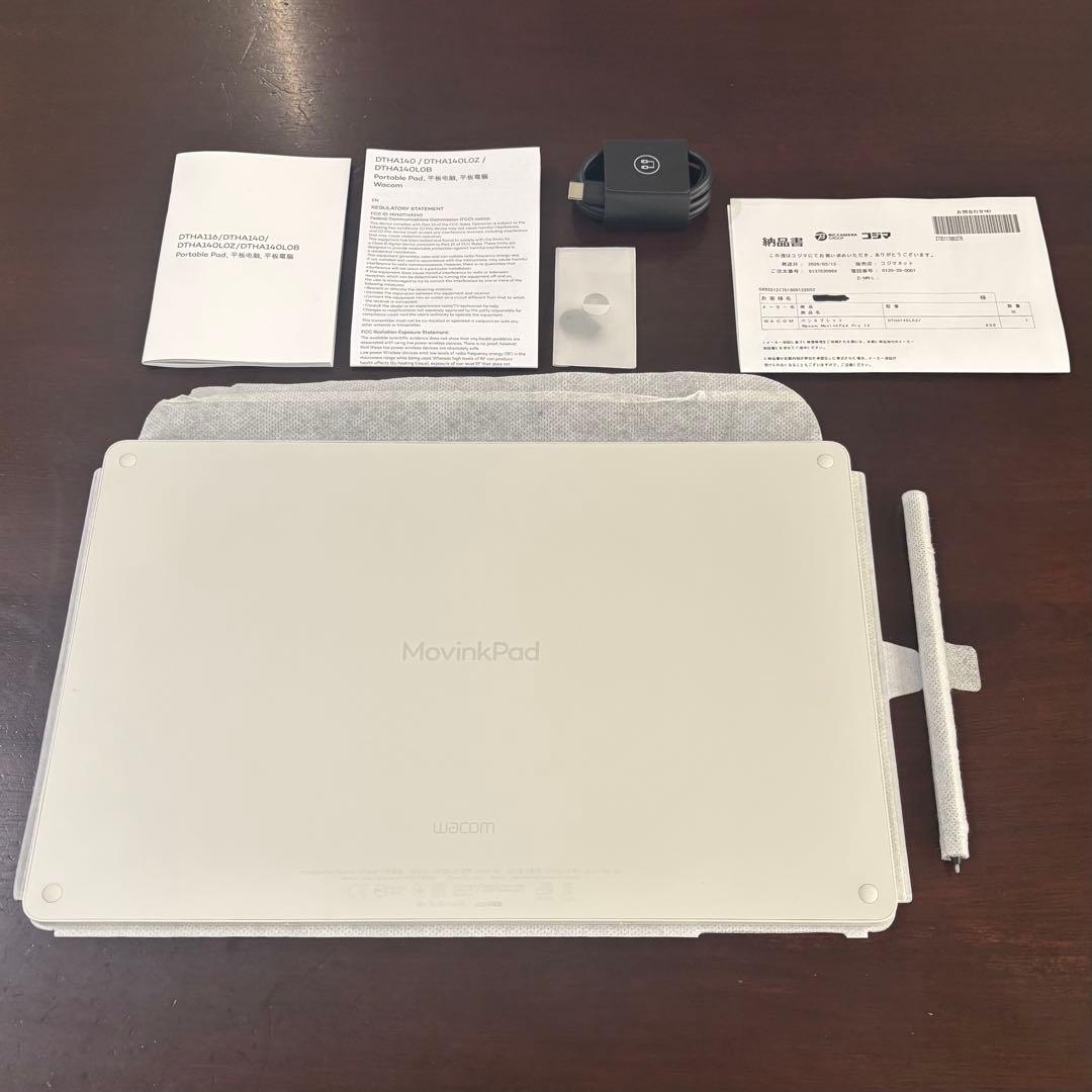 3/13購入 【美品】Wacom MovinkPad Pro14 (ケース付き)