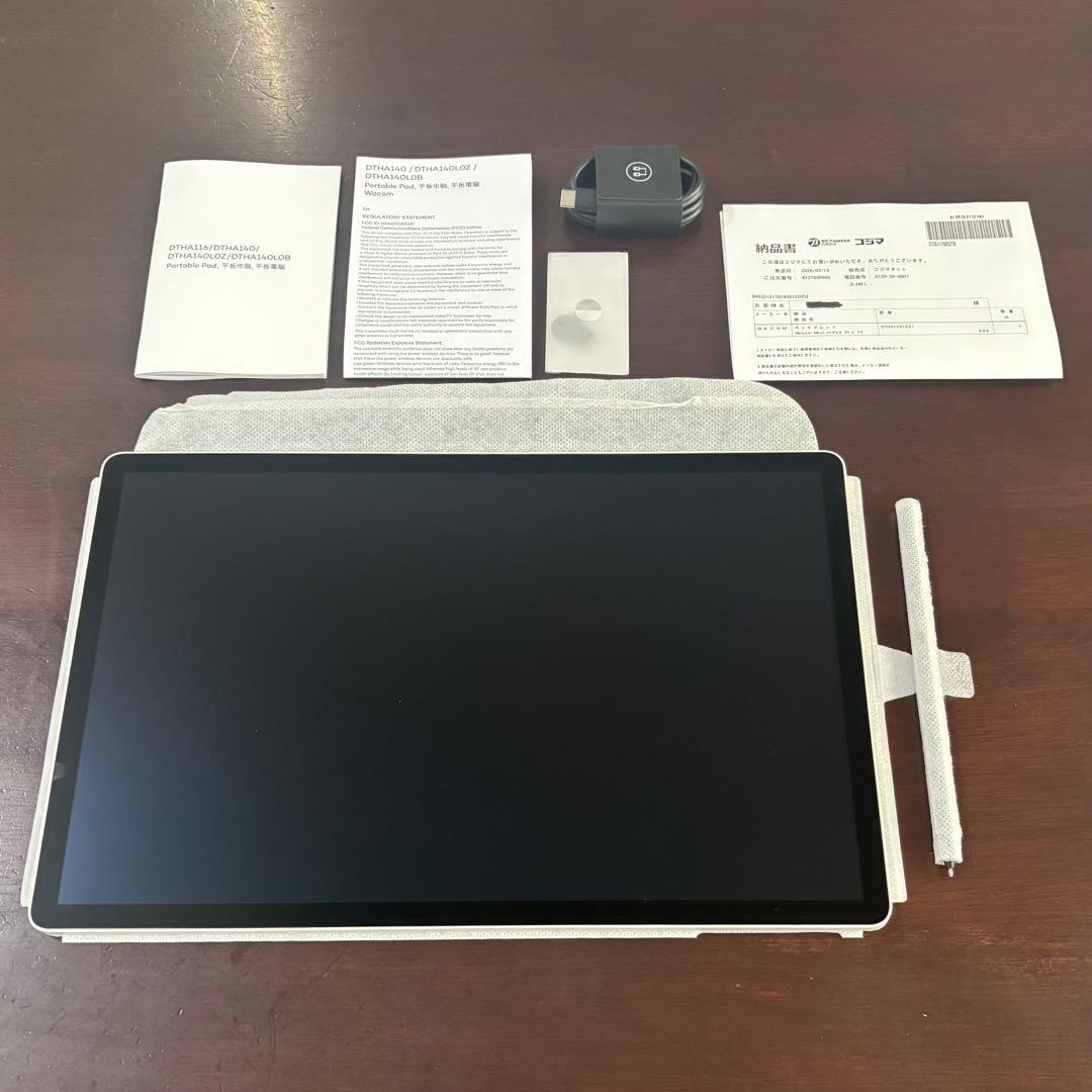 3/13購入 【美品】Wacom MovinkPad Pro14 (ケース付き)