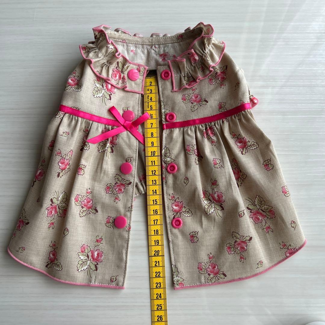 No.460•461 犬服ハンドメイド　バックオープンワンピース2着