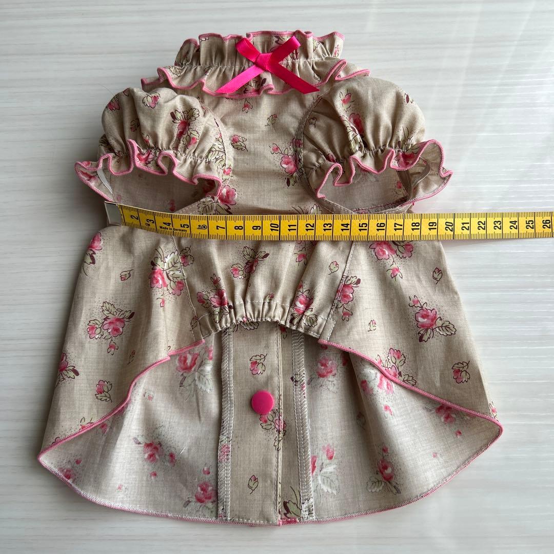 No.460•461 犬服ハンドメイド　バックオープンワンピース2着