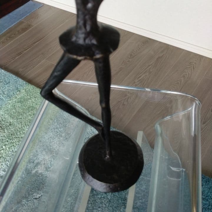 バレリーナの金属製彫刻2体セット⭐︎アクセサリースタンド⭐︎アイアン⭐︎