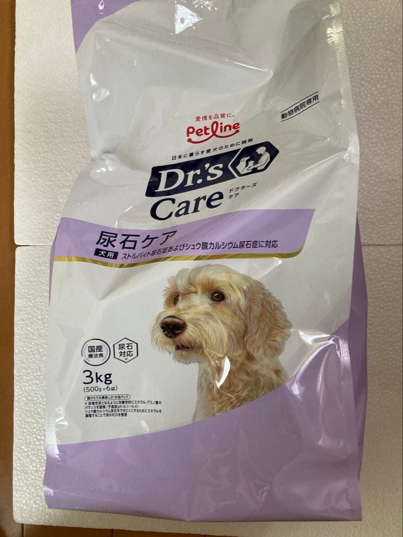 ドクターズ ケア 尿石ケア 犬用 3kg 1袋 & ウエット60g x 7袋