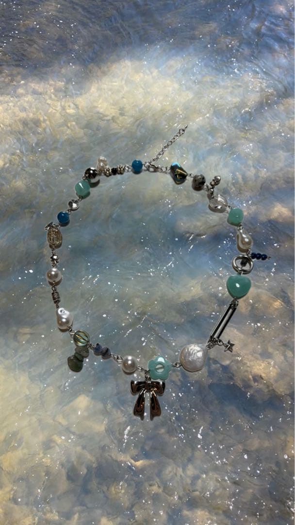 No.7　youphoria necklace blue