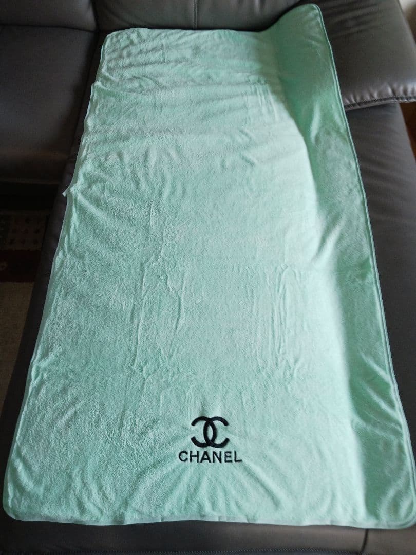 CHANEL上質素材柔らかくて吸収力の高い.大Size.ミントグリーンバスタオル