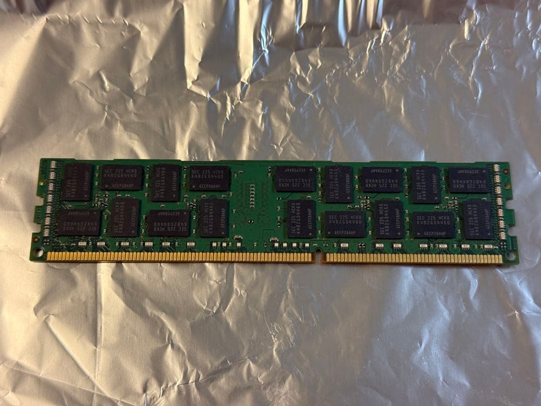 【合計144GB】8GB DDR3 ECC Reg（RDIMM） × 18枚