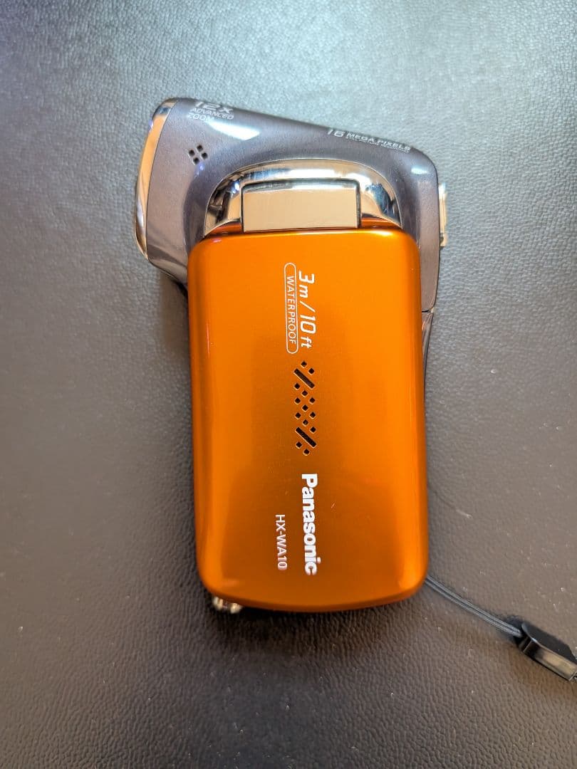 Panasonic HX-WA10 防水デジタルムービーカメラ オレンジ