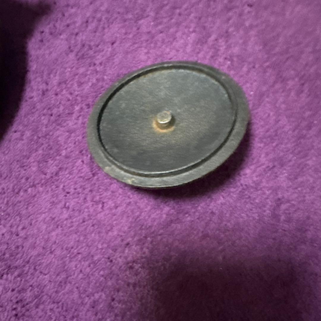 鋳鉄製花柄鉄瓶 中型