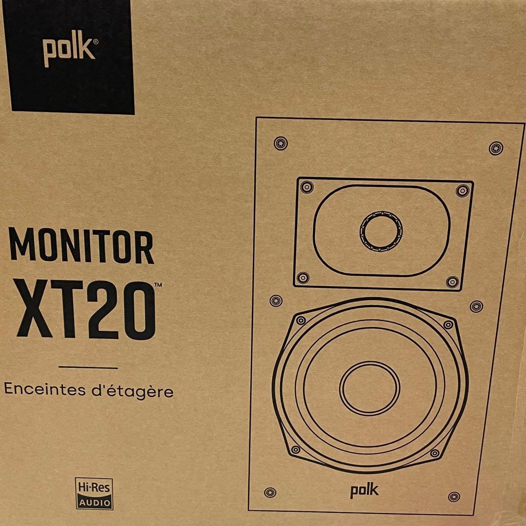 未使用品　Polk Monitor XT20 ブックシェルフスピーカー　2025