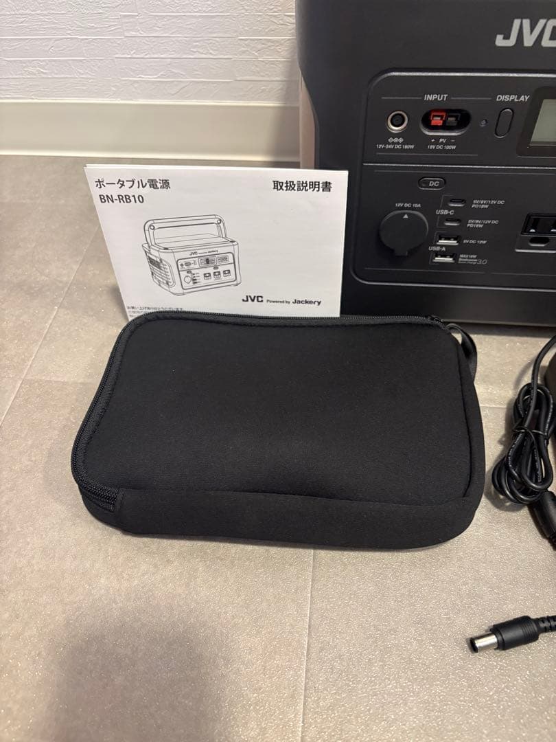 JVC BN-RB10 ポータブル電源　ケンウッドジャクリ