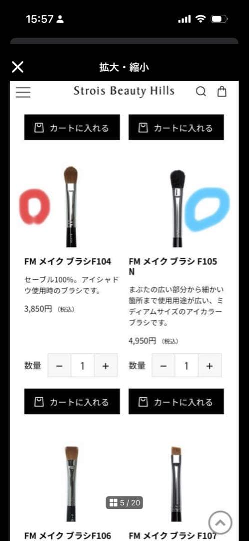 GAN メイクブラシセットforum make up