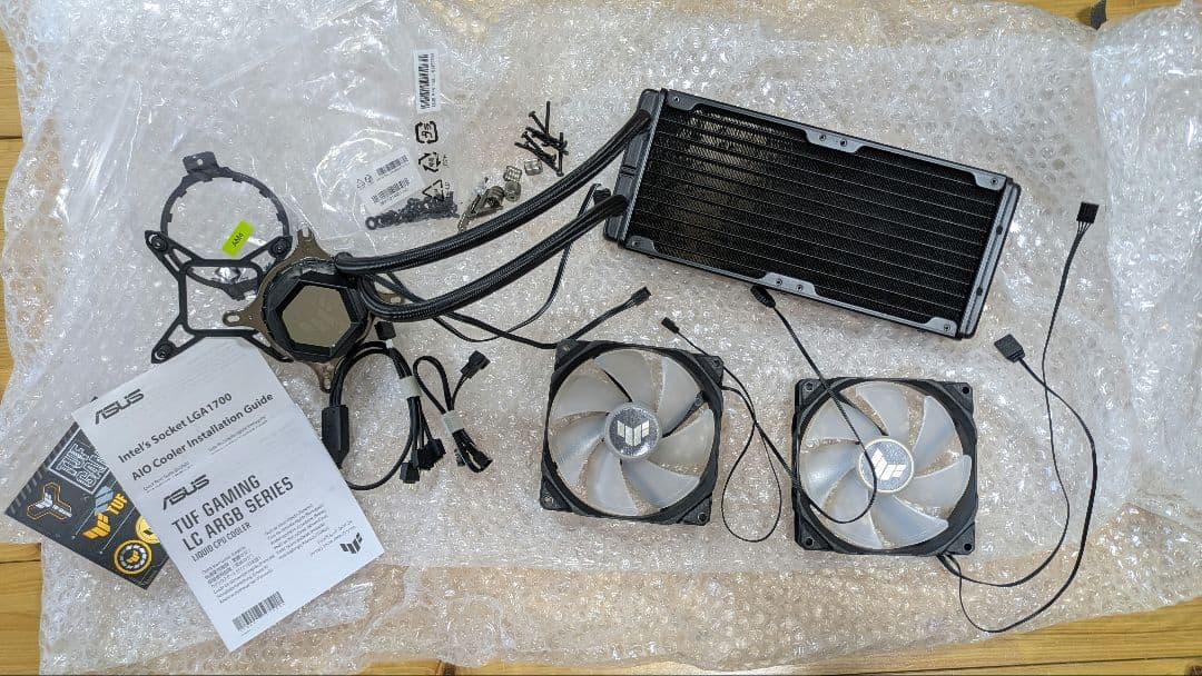 値下げASUS 水冷CPUクーラーTUFGAMING LC ARGBSERIES