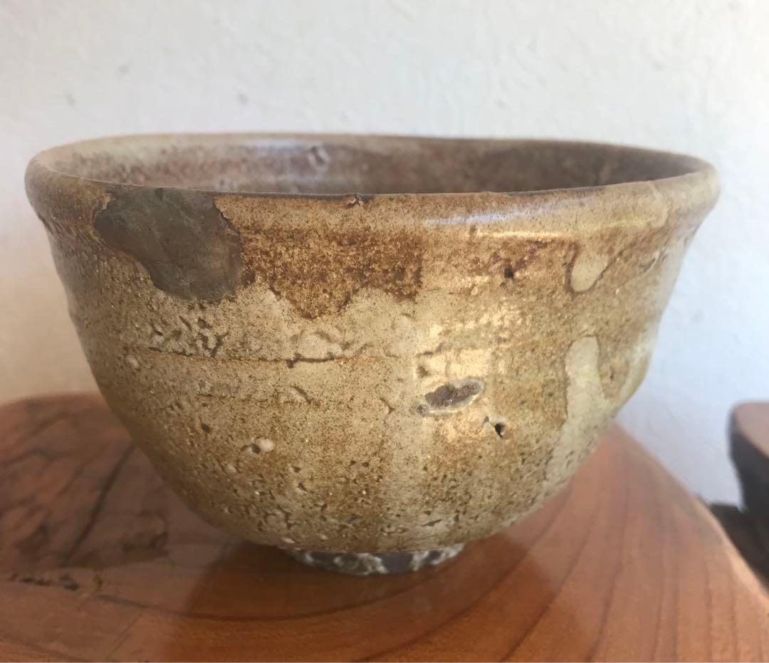 古唐津茶碗　茶道具　茶室　古唐津