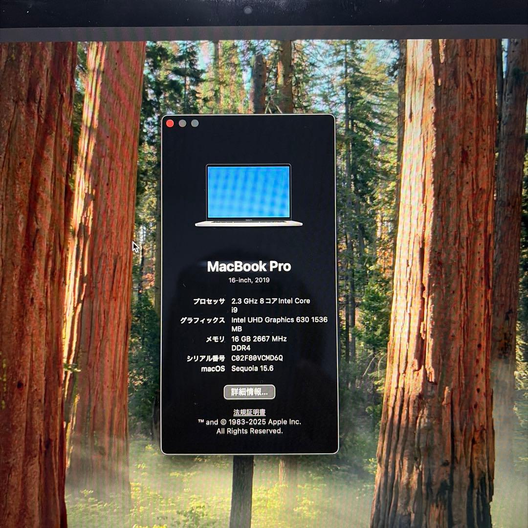ukiukiMacBook Pro 16インチ 16GB 1TB 充電19
