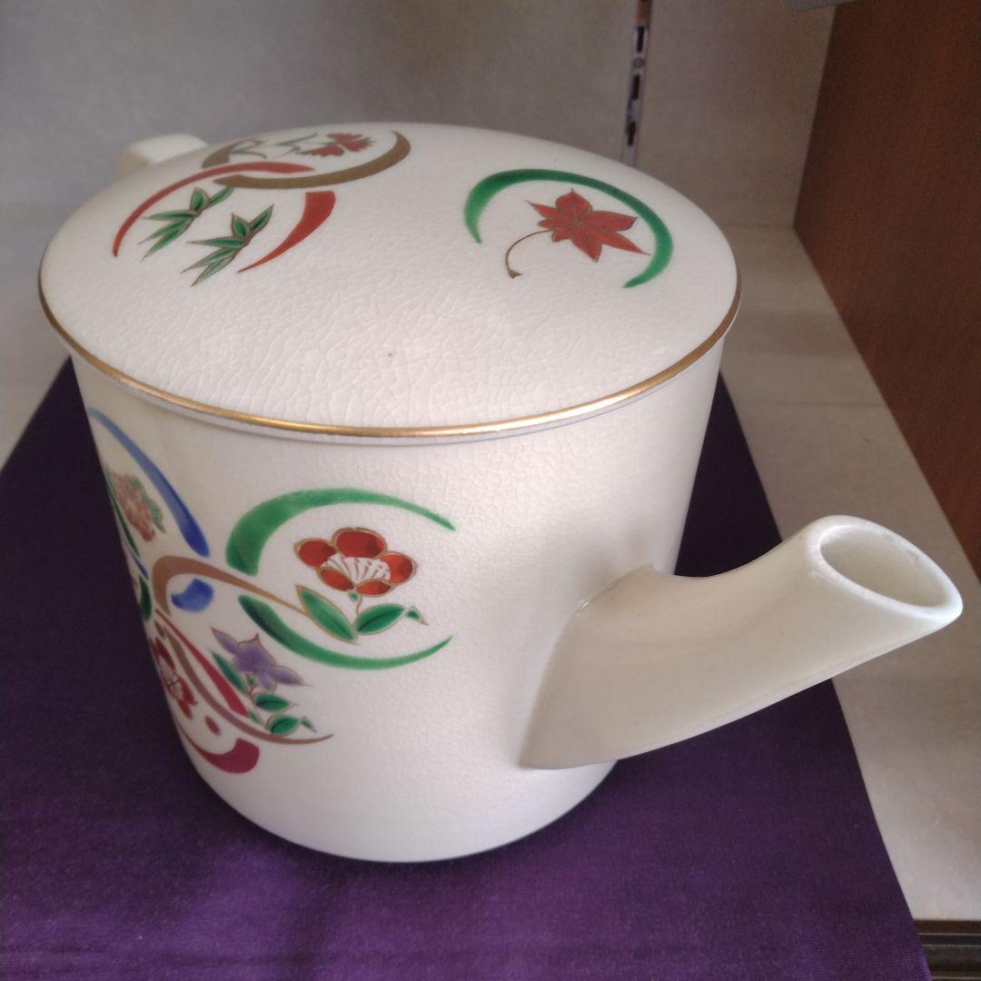 茶道具　期間限定特価　花丸絵　片口水注(泉山)