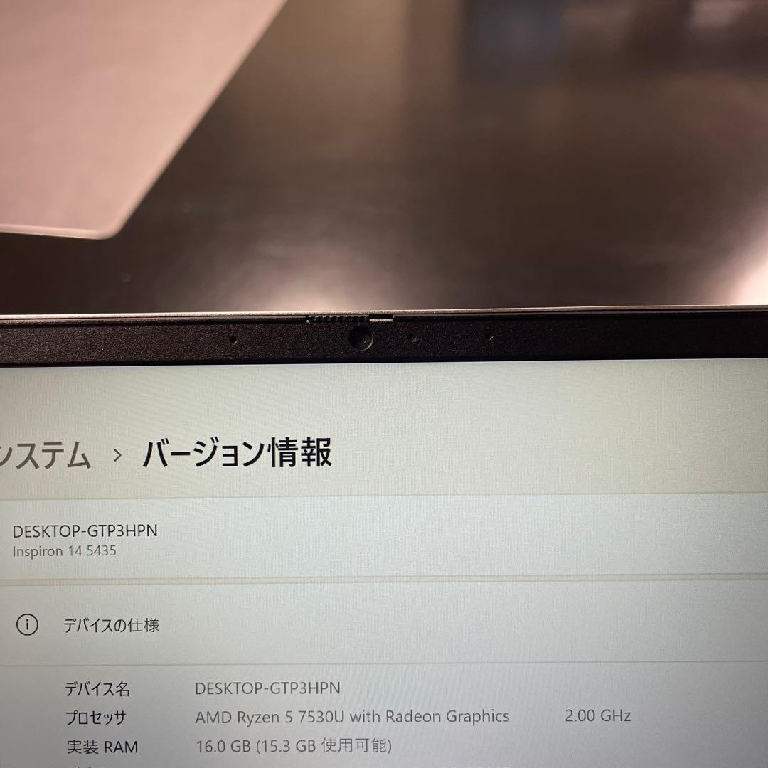 Windowsノート本体 dell inspiron 14 5435 Win11 16GB 512GB