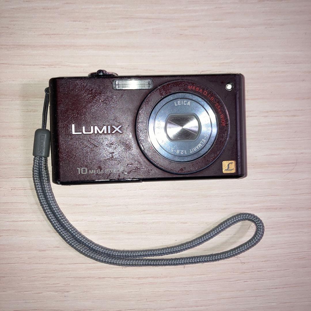 DMC-FX37　パナソニック デジタルカメラ LUMIX　ブラウン　ルミックス
