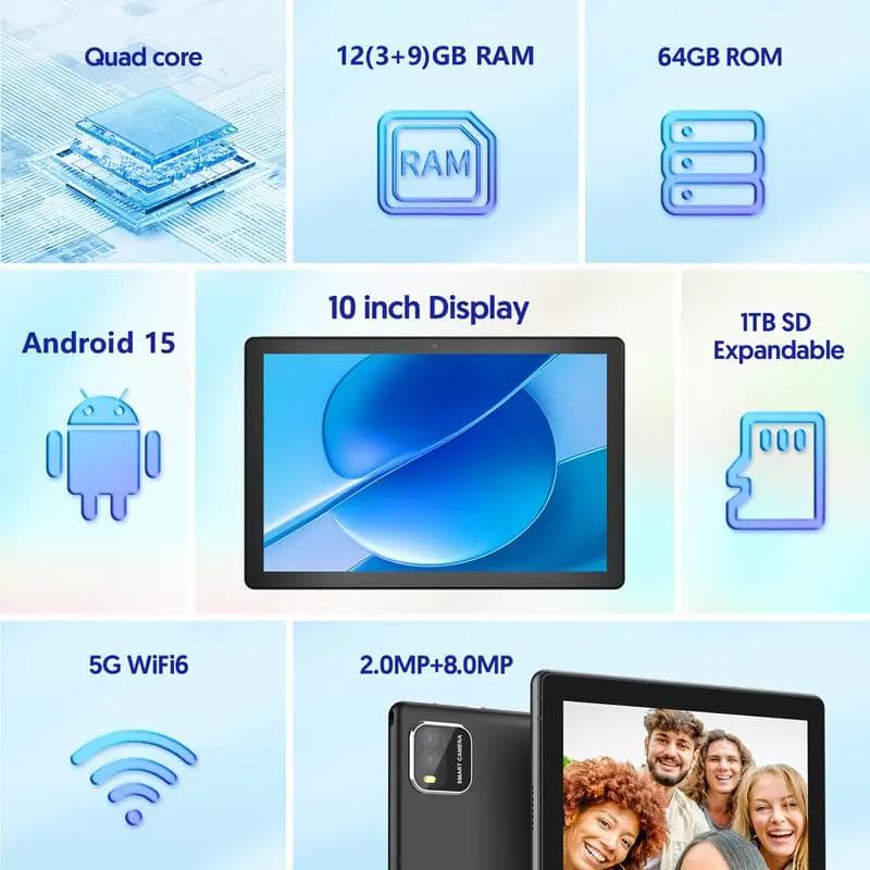 さ*ら様 【新品未使用】 Android 15 10インチ タブレット 12GB