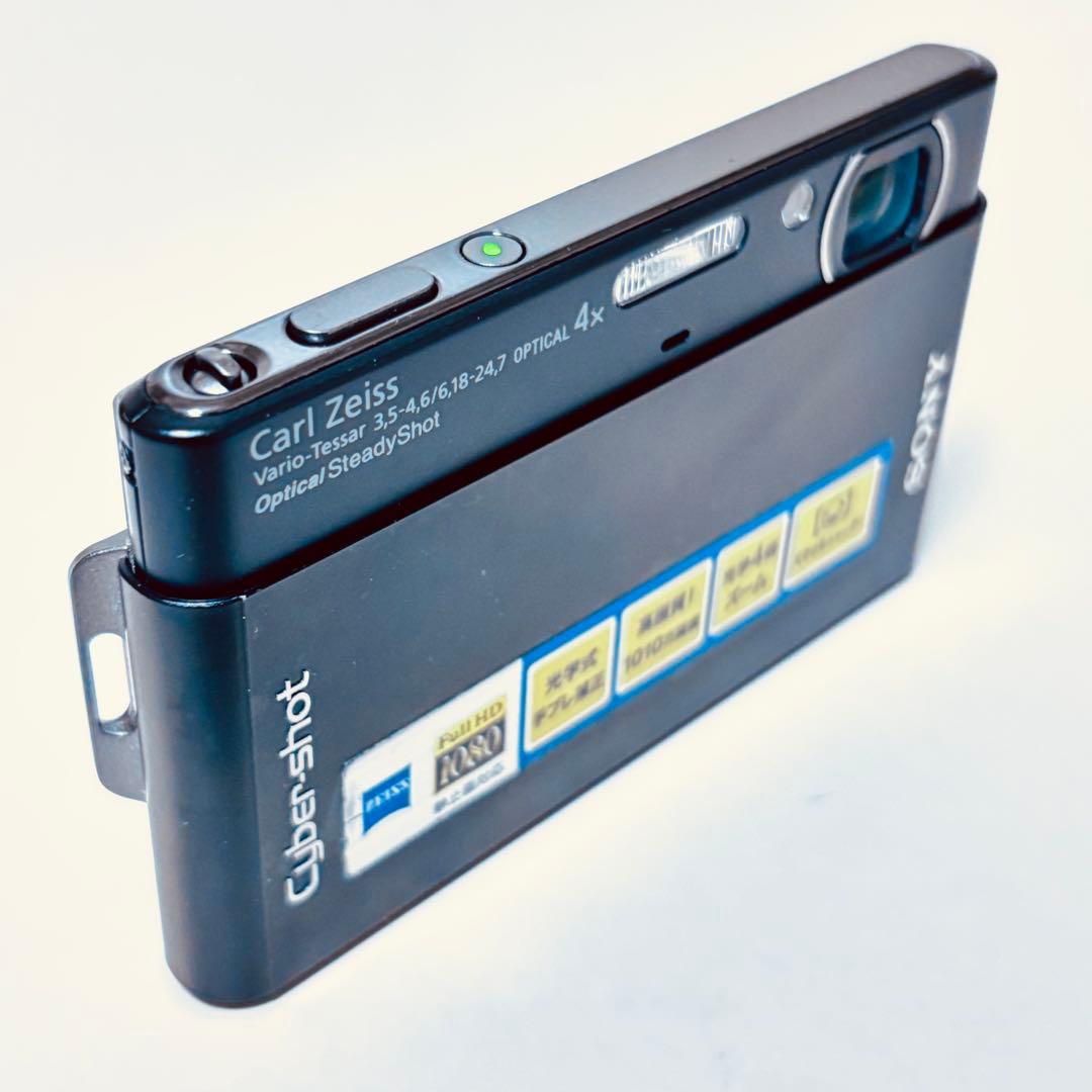 SONY Cyber-shot DSC-T77 デジカメ　デジタルカメラ　黒