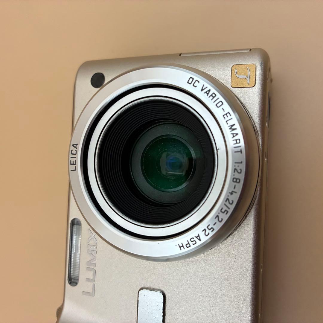 美品★Panasonic LUMIX DMC-TZ1 オールドコンデジ ゴールド