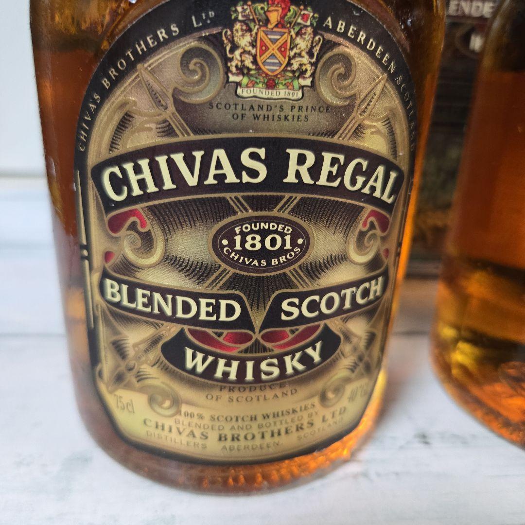 CHIVAS REGAL BLENDED SCOTCH WHISKY 12年3本