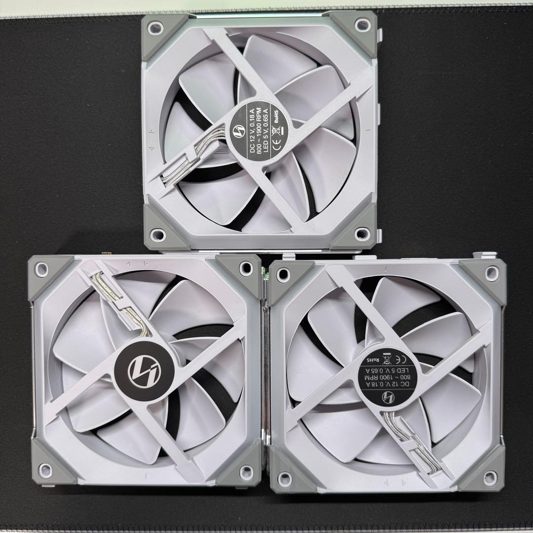 Lian Li UNI FAN SL120 RGB 3個セット