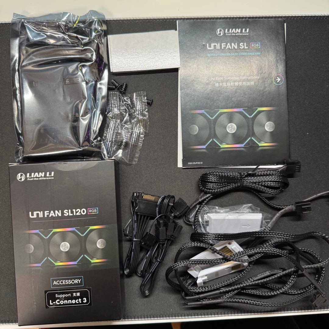 Lian Li UNI FAN SL120 RGB 3個セット