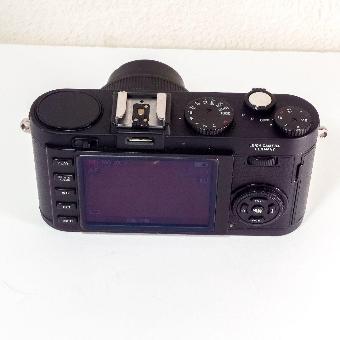 完動良品 ライカ (leica) LeicaX2 純正ストラップ 巾着 革ケース