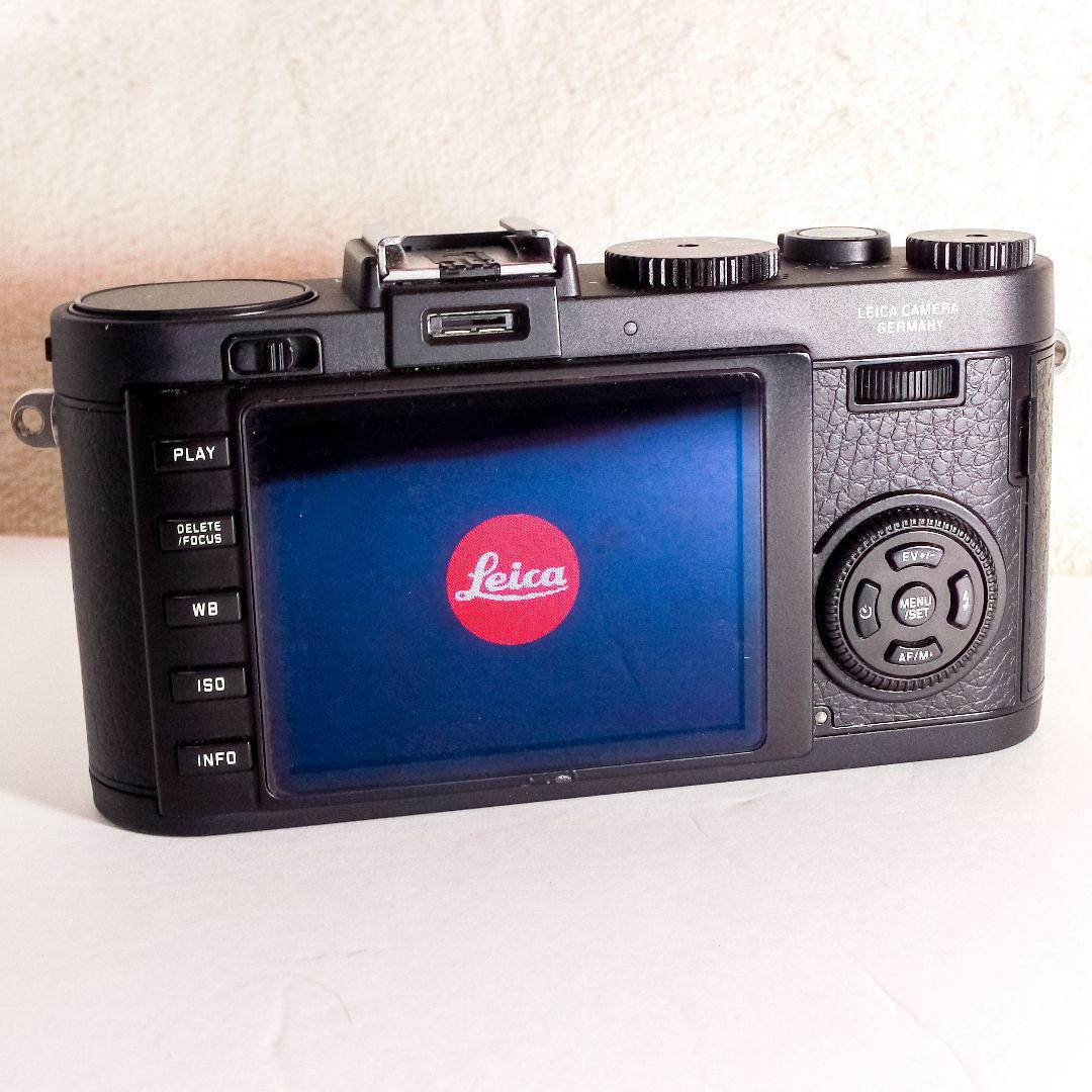 完動良品 ライカ (leica) LeicaX2 純正ストラップ 巾着 革ケース