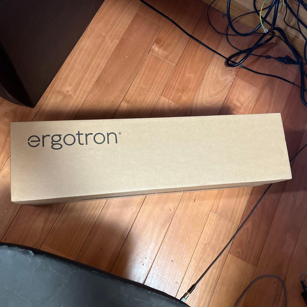 ERGOTRON LXデスク　モニターアーム　マットブラック 34インチ対応