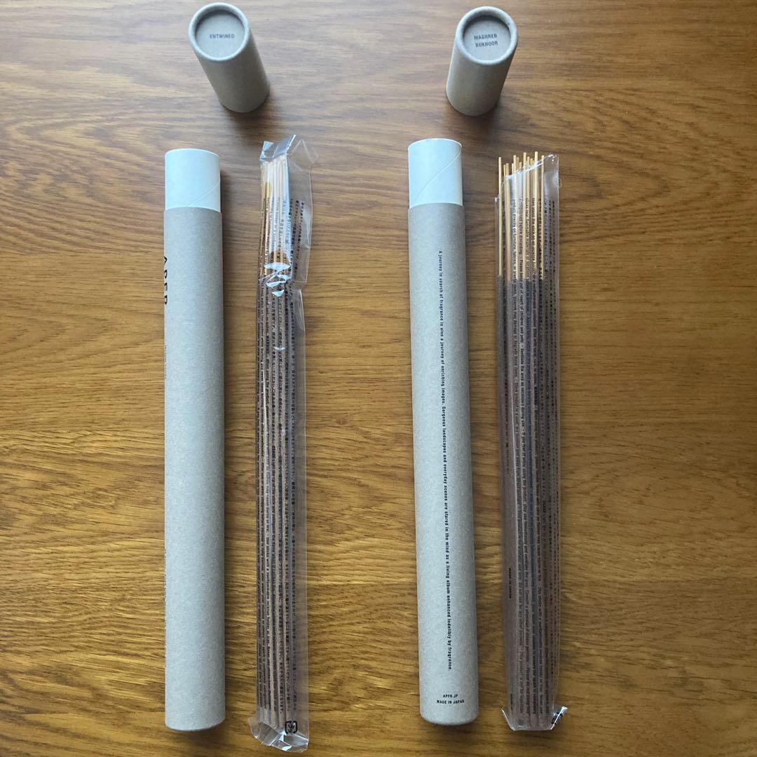 【新品】APFR お香立て & お香2種 セット 真鍮 アポテーケ