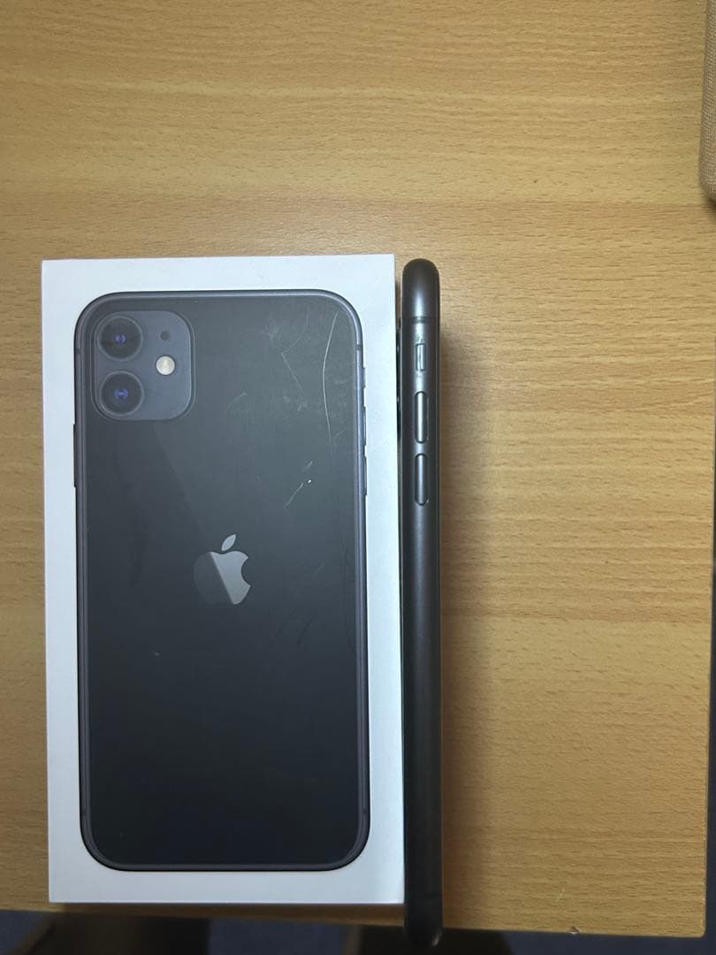 Apple iPhone 11 ブラック 128GB 専用ガラスフィルム