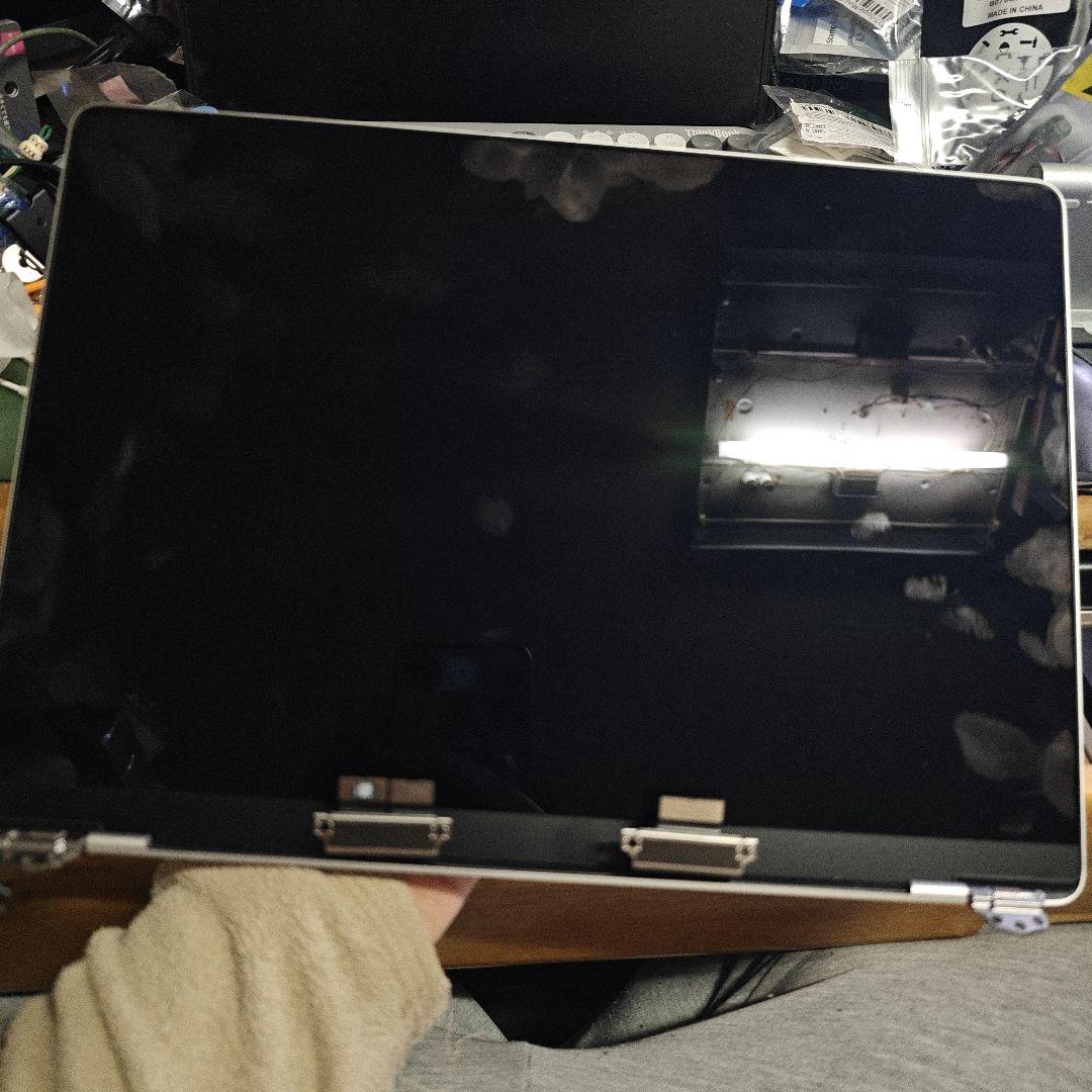 【ジャンク品】macbook pro 14インチ m1 上半身部分のみ 液晶割れ