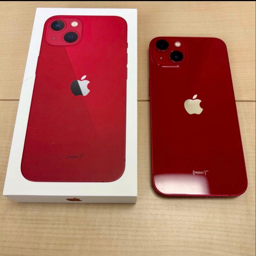 美品　iPhone13 プロダクトレッド　128G SIMロック解除済