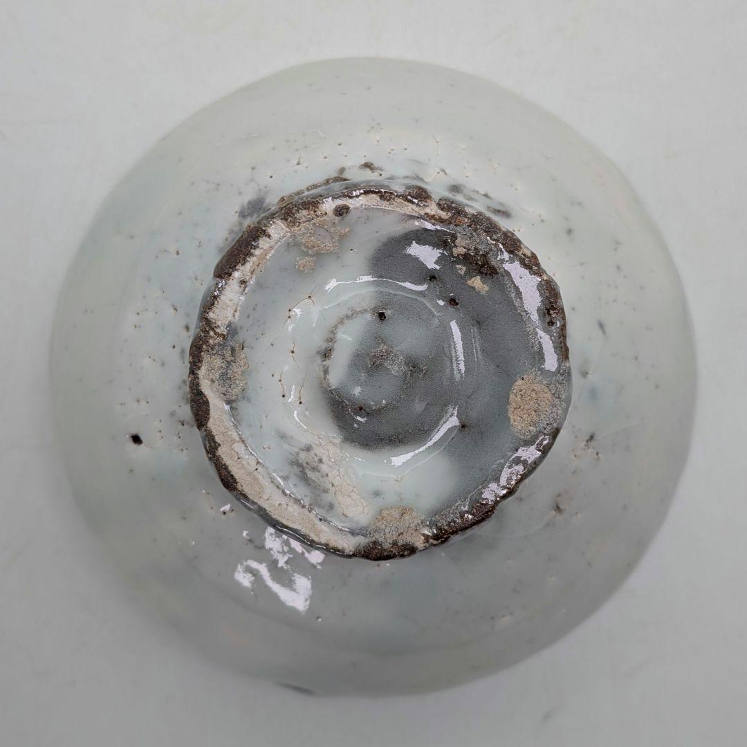 寿康窯 柳楽泰久 粉引手茶盌 共箱合布栞 抹茶碗 抹茶茶碗 茶道具 茶器 食器