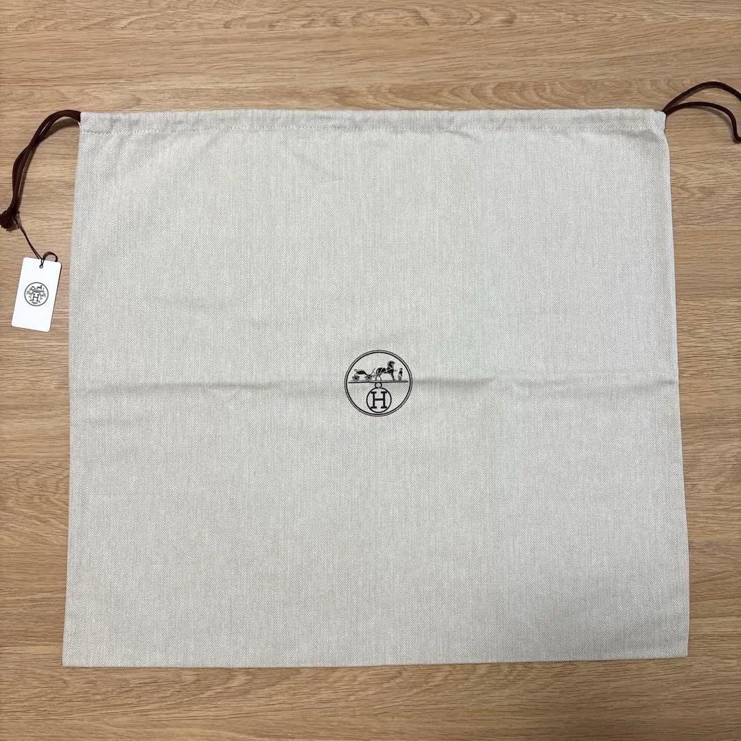 新品　エルメス　保存袋　大　ヘリンボーン　タグ付き