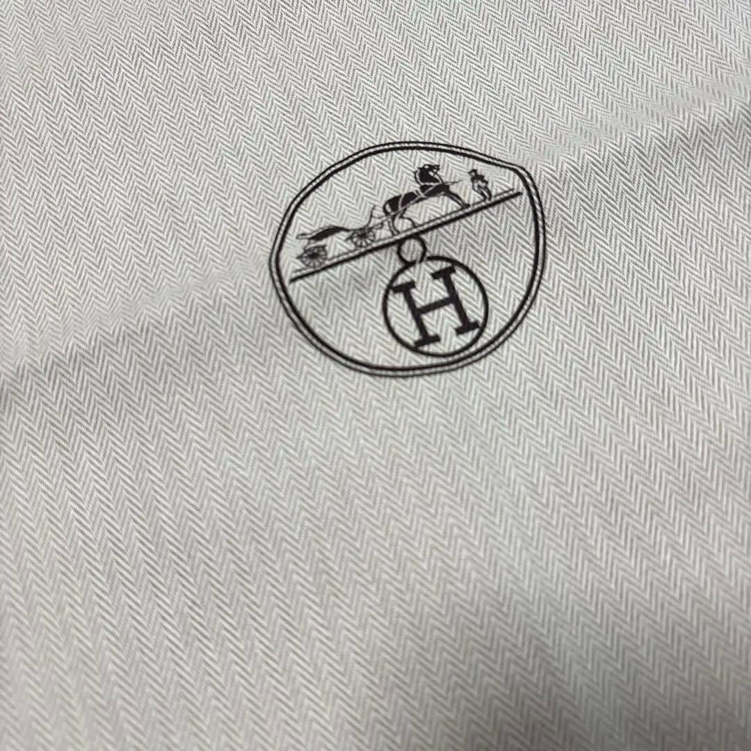 新品　エルメス　保存袋　大　ヘリンボーン　タグ付き