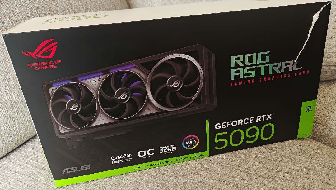 ROG RTX 5090 Astral OC　ヒートシンクのみ