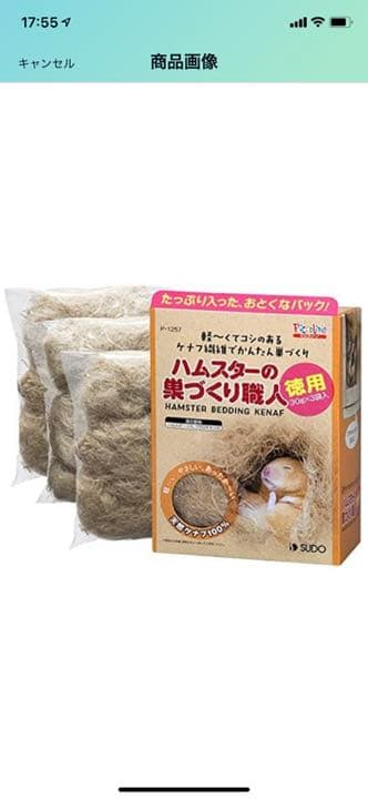 ハムスター餌　床材　トイレ砂セット