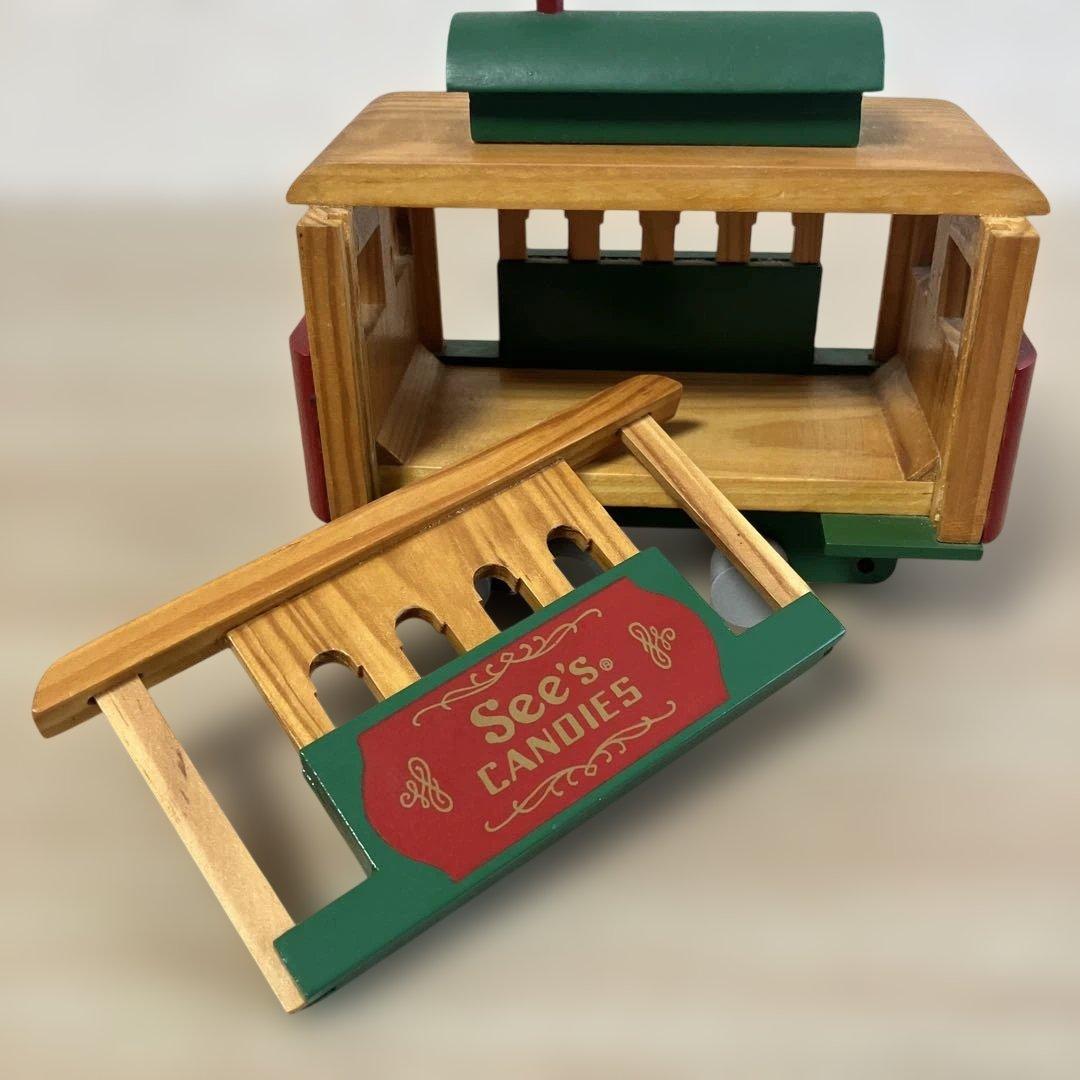 L.L.Bean See's Candies 木製　トイ　おもちゃ アメリカ製