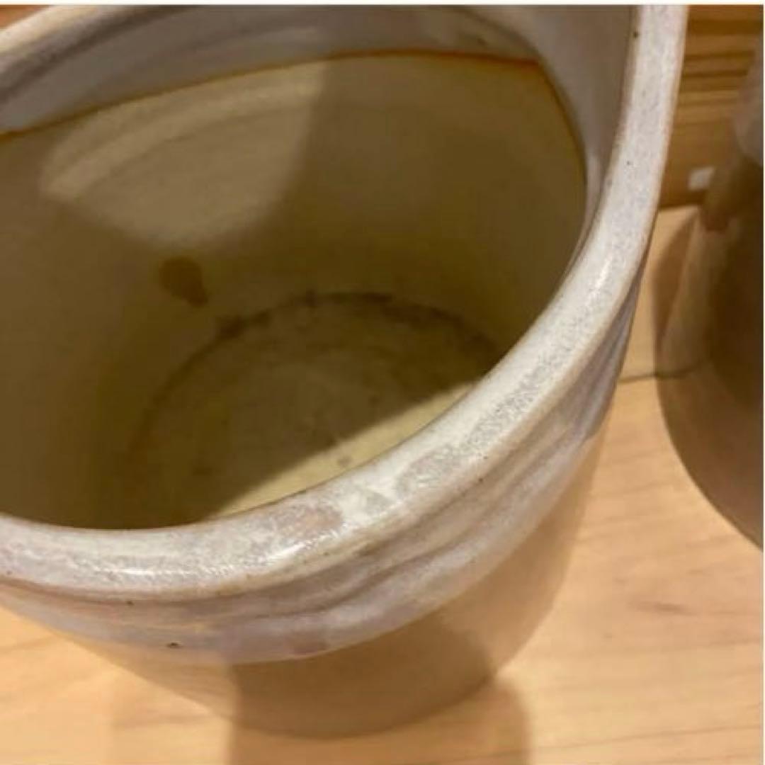 【共箱】十世坂高麗左衛門　萩焼手焙　一対　手炙り　茶道具