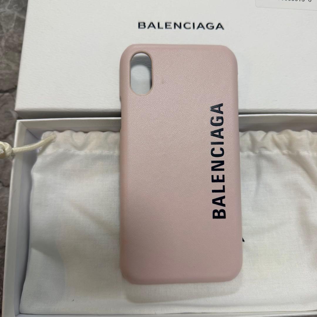 BALENCIAGA ピンク iPhoneX ケース