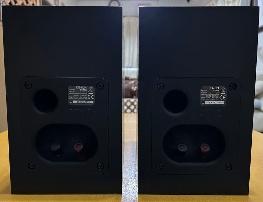 【美品】DENON SC-M39 ブラック　ブックシェルフスピーカー
