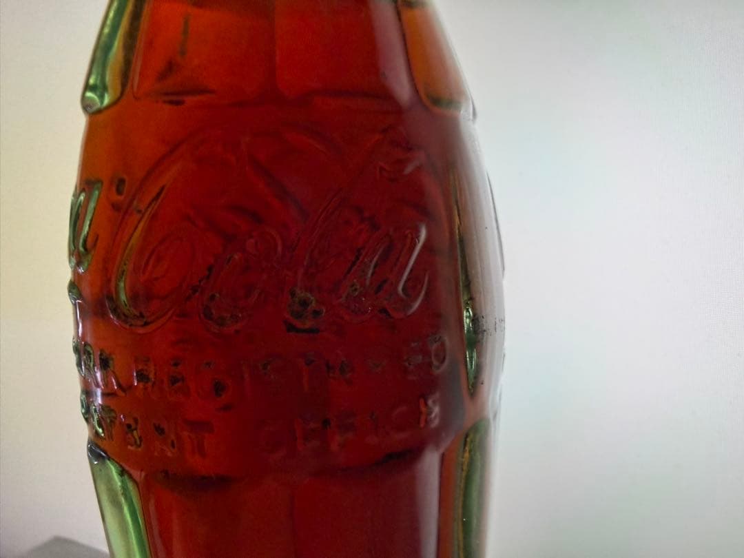 F6 レア 1952年 コカコーラ コンツァーボトル \"フルボトル\" 瓶