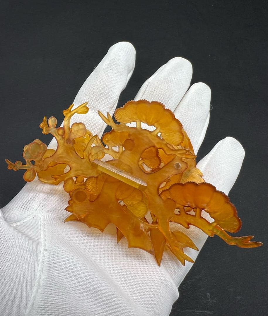 花嫁かんざし 髪飾りセット 和装小物 櫛 簪 くし 髪飾り 本鼈甲 木箱付き