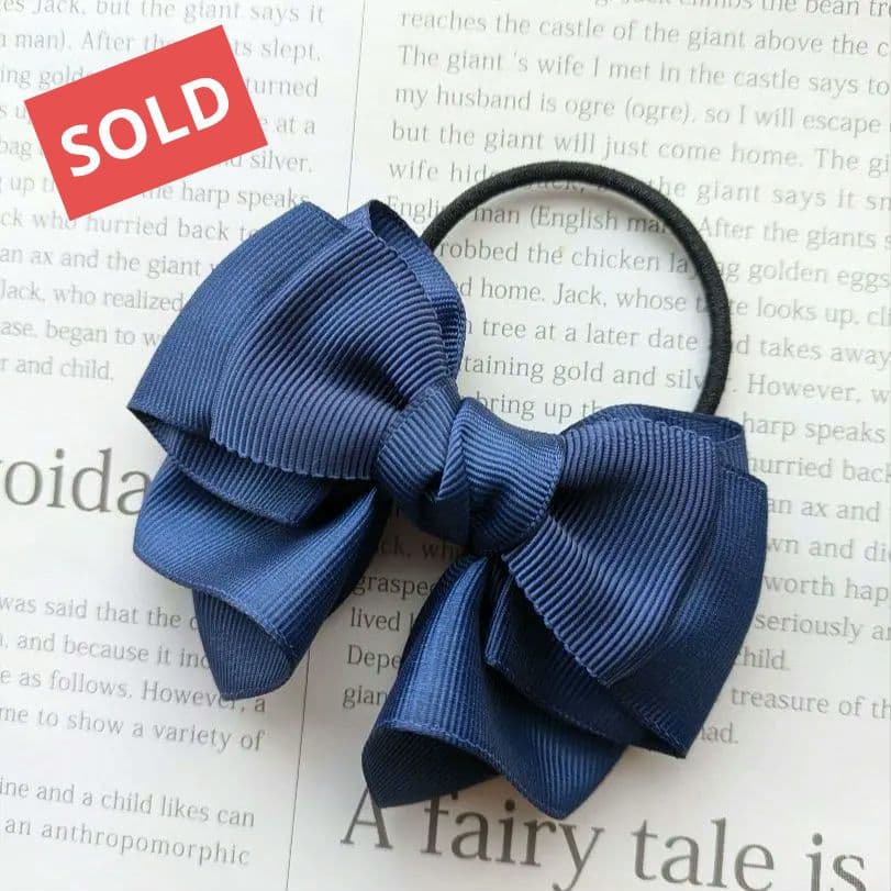 リボン　ヘアゴム♡riana ribbon♡ふんわり　卒業・入学式♡ハンドメイド