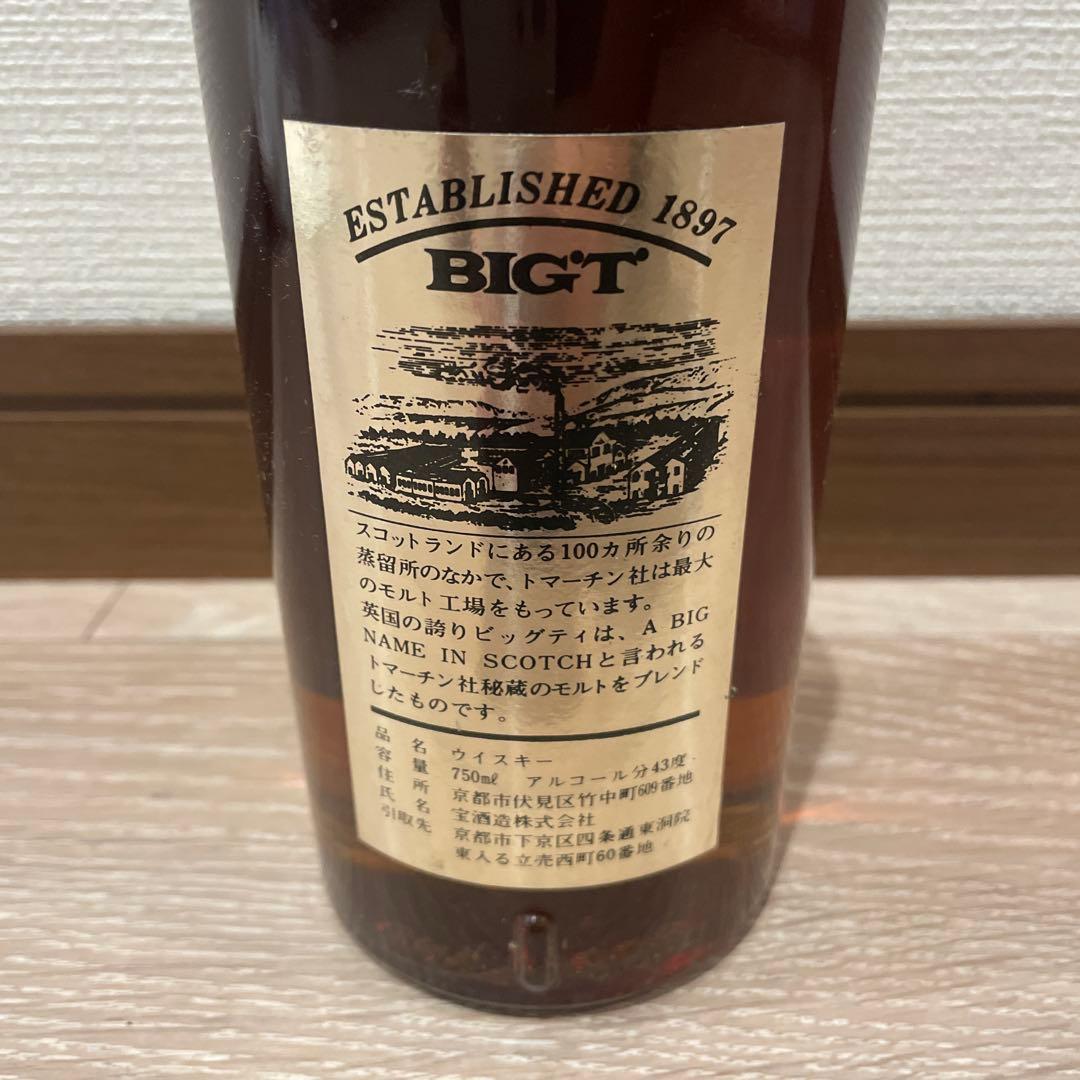 特級　BIG T ゴールドラベル スコッチウイスキー